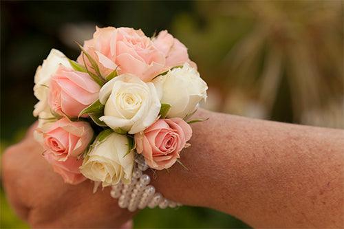 Wrist corsage from $65.00